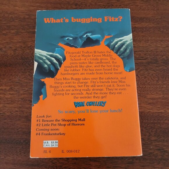 Bone Chillers: Back to School by Betsy Haynes Paperback Children's Horror Book - Picture 3 of 10